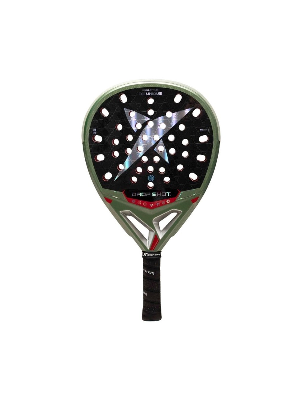 Pala de Pádel Drop Shot Prime Attack (Jon Sanz)/ Verde y Negra