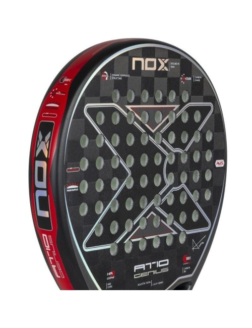 Pala de Pádel NoxSport AT10 Luxury Genius 18K 2023 (Agustin Tapia)