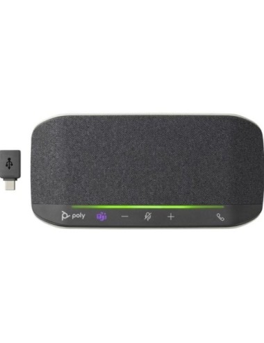Altavoz Portátil para Conferencias Poly Sync 10 para Microsoft Teams/ USB/ Negro