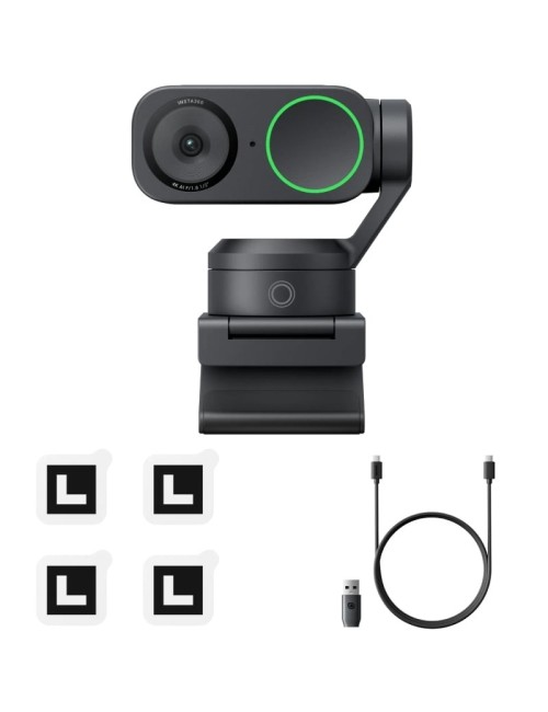 Webcam Insta360 Link 2/ Seguimiento de IA/ Control por gestos/ 3840 x 2160 4K UHD