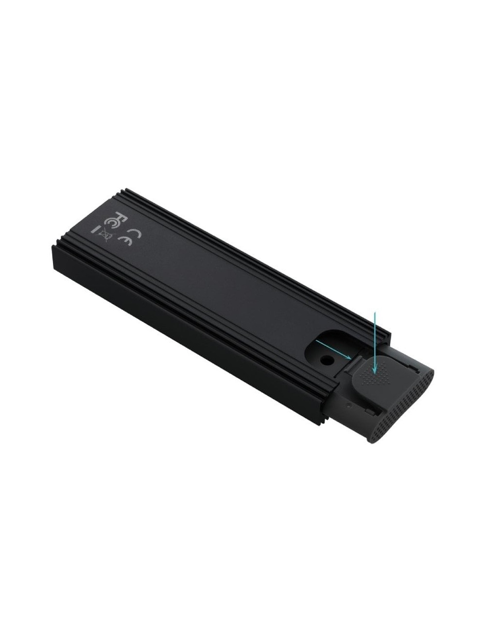Caja Externa para Disco SSD M.2 NVMe TooQ TQE-2230B/ USB 3.1