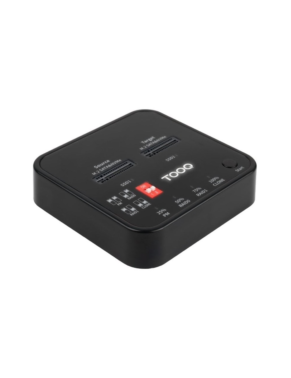 Docking Station para SSD M2 SATA/NVMe TooQ TQDS-201B