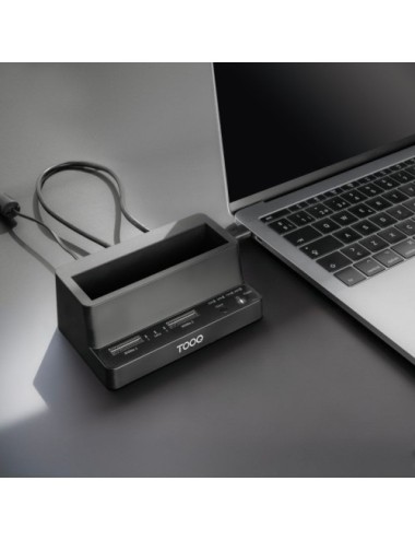 Docking Station para SSD M2 SATA/NVMe TooQ TQDS-502B