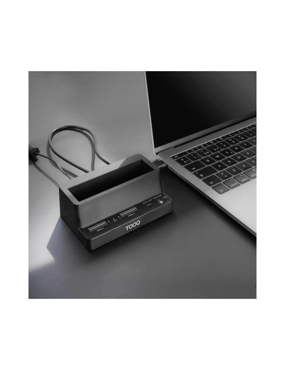 Docking Station para SSD M2 SATA/NVMe TooQ TQDS-502B