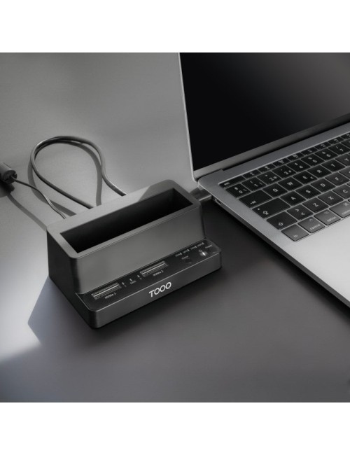 Docking Station para SSD M2 SATA/NVMe TooQ TQDS-502B