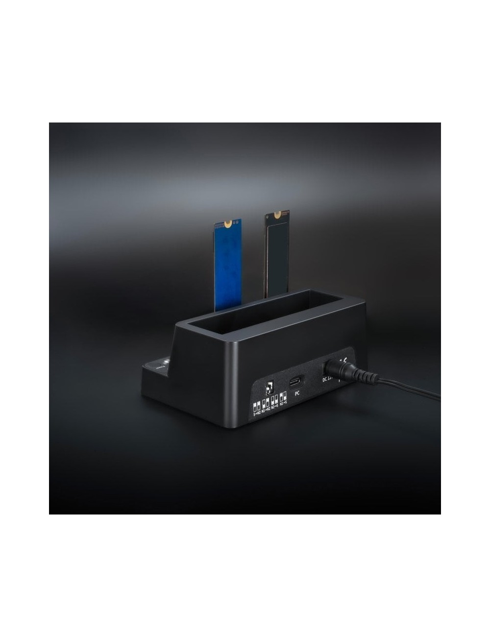 Docking Station para SSD M2 SATA/NVMe TooQ TQDS-502B