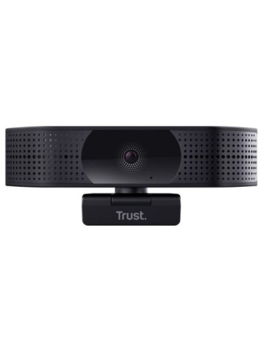 Webcam Trust Teza 24280/ Enfoque Automático/ 3840 x 2160 4K