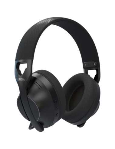 Auriculares Gaming Inalámbricos con Micrófono Krom Phase/ Bluetooth/ Jack 3.5/ USB 2.0/ Negros