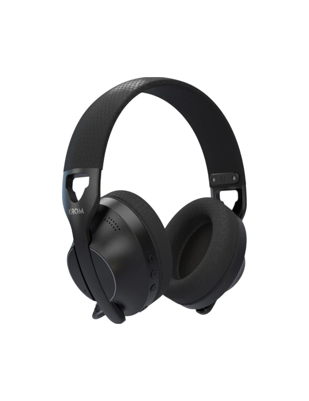 Auriculares Gaming Inalámbricos con Micrófono Krom Phase/ Bluetooth/ Jack 3.5/ USB 2.0/ Negros