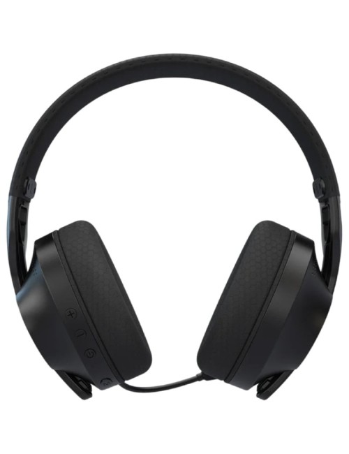 Auriculares Gaming Inalámbricos con Micrófono Krom Phase/ Bluetooth/ Jack 3.5/ USB 2.0/ Negros