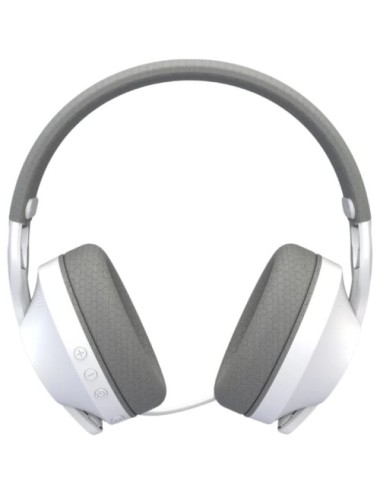 Auriculares Gaming Inalámbricos con Micrófono Krom Phase/ Bluetooth/ Jack 3.5/ USB 2.0/ Blancos