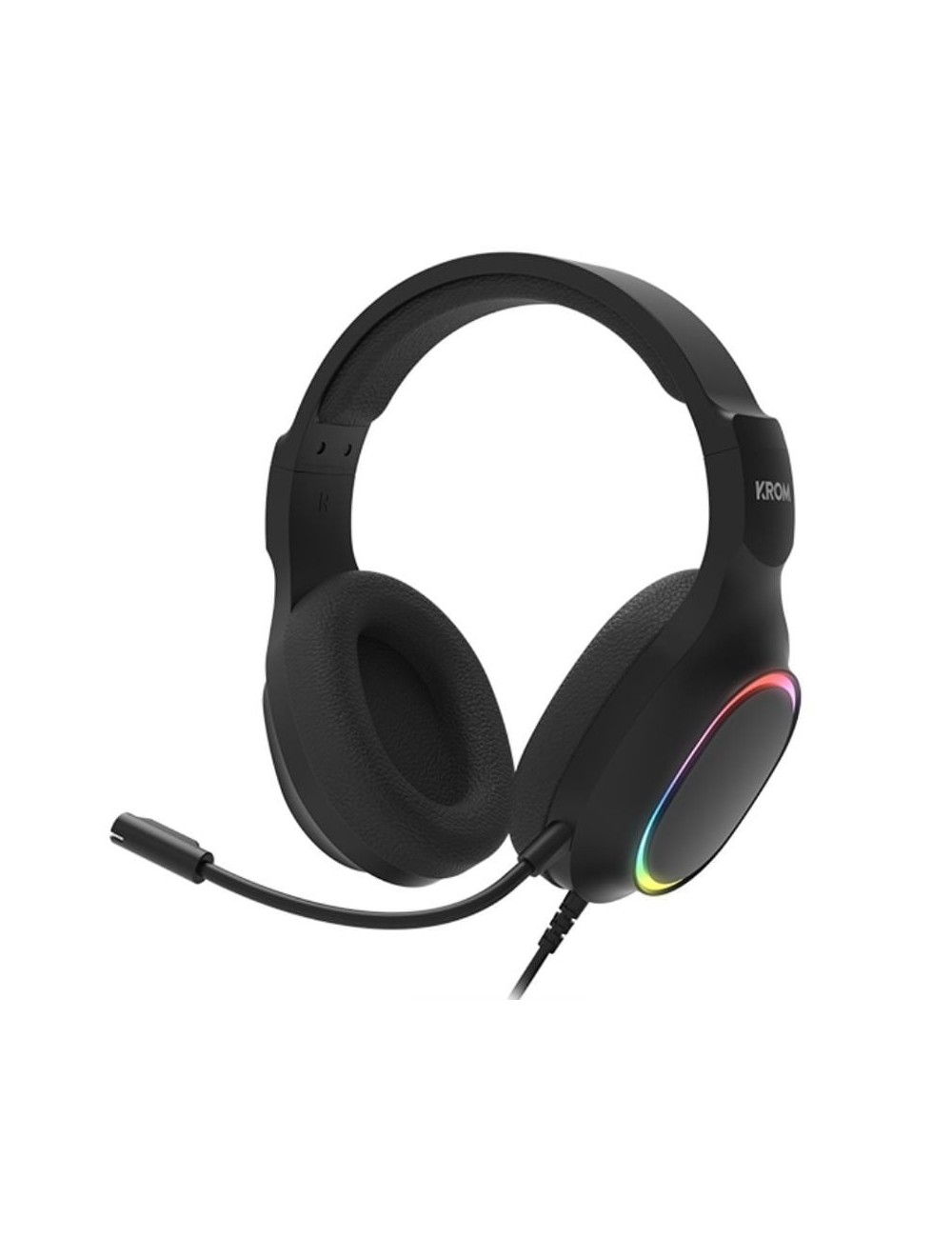 Pack Gaming Krom Kenta/ Teclado RGB + Ratón + Alfombrilla + Auriculares