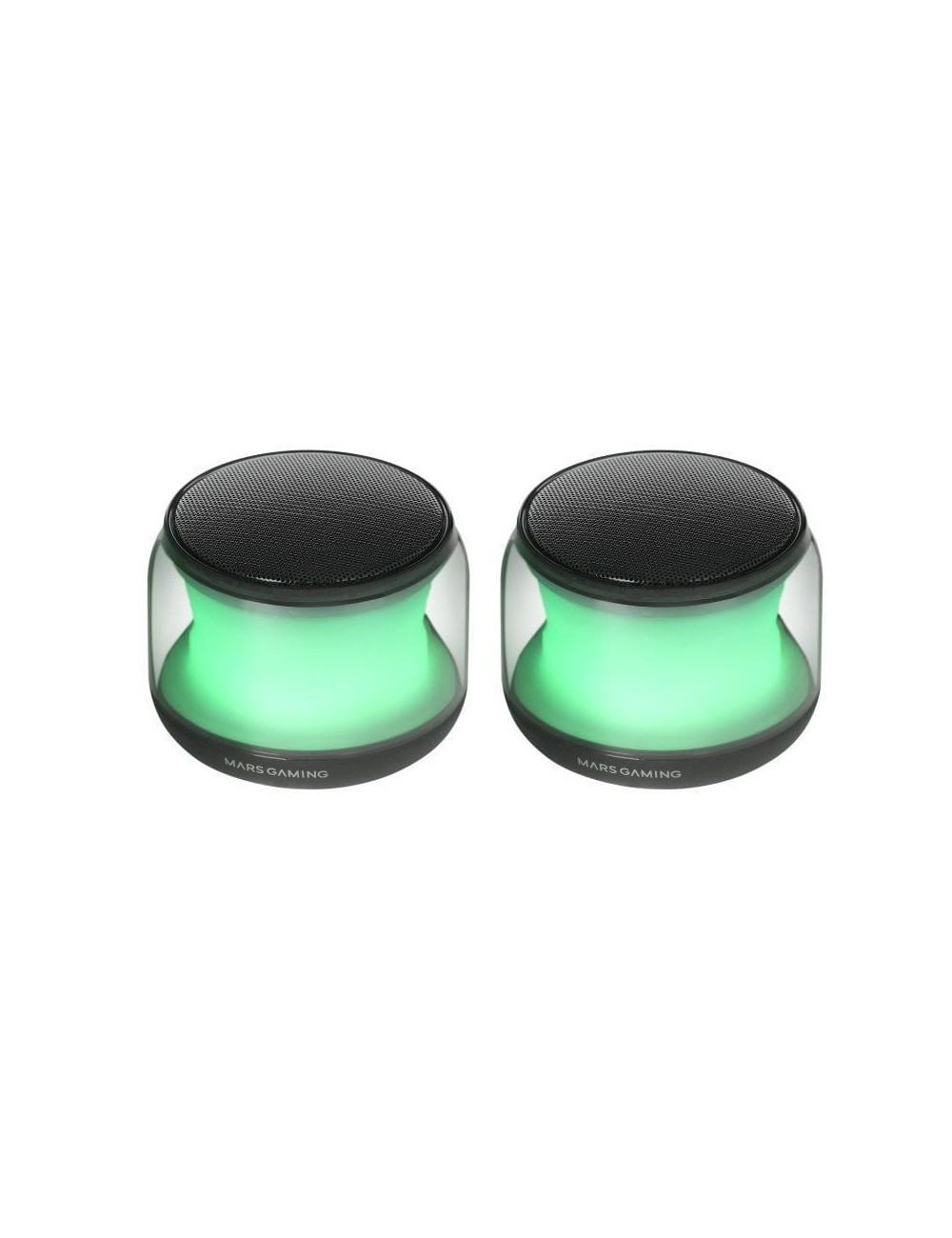 Altavoces con Bluetooth Mars Gaming MS-AURA/ 15W/ 2.0/ Negros