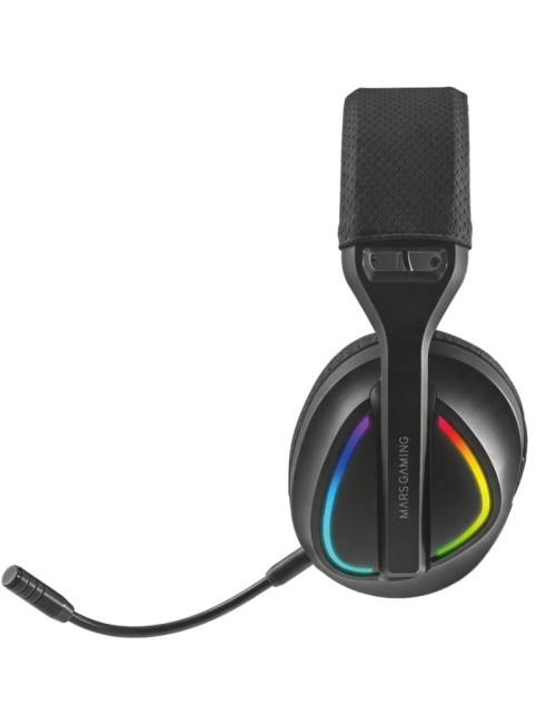 Auriculares Gaming Inalámbricos con Micrófono Mars Gaming MHW-QUASAR/ Jack 3.5/ Bluetooth/ Negros