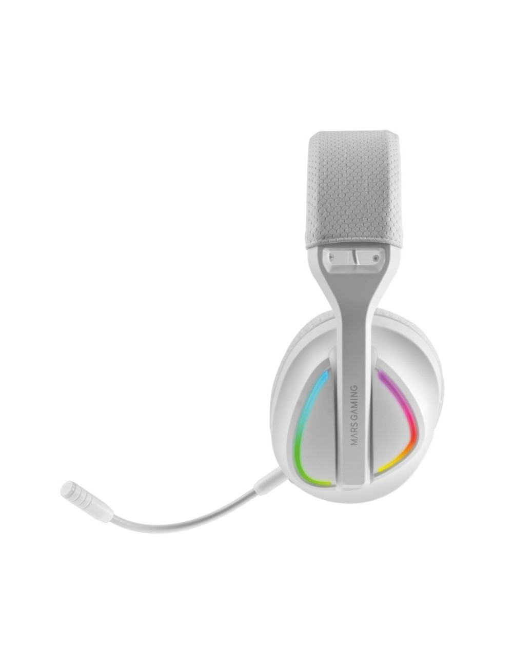 Auriculares Gaming Inalámbricos con Micrófono Mars Gaming MHW-QUASAR/ Jack 3.5/ Bluetooth/ Blancos