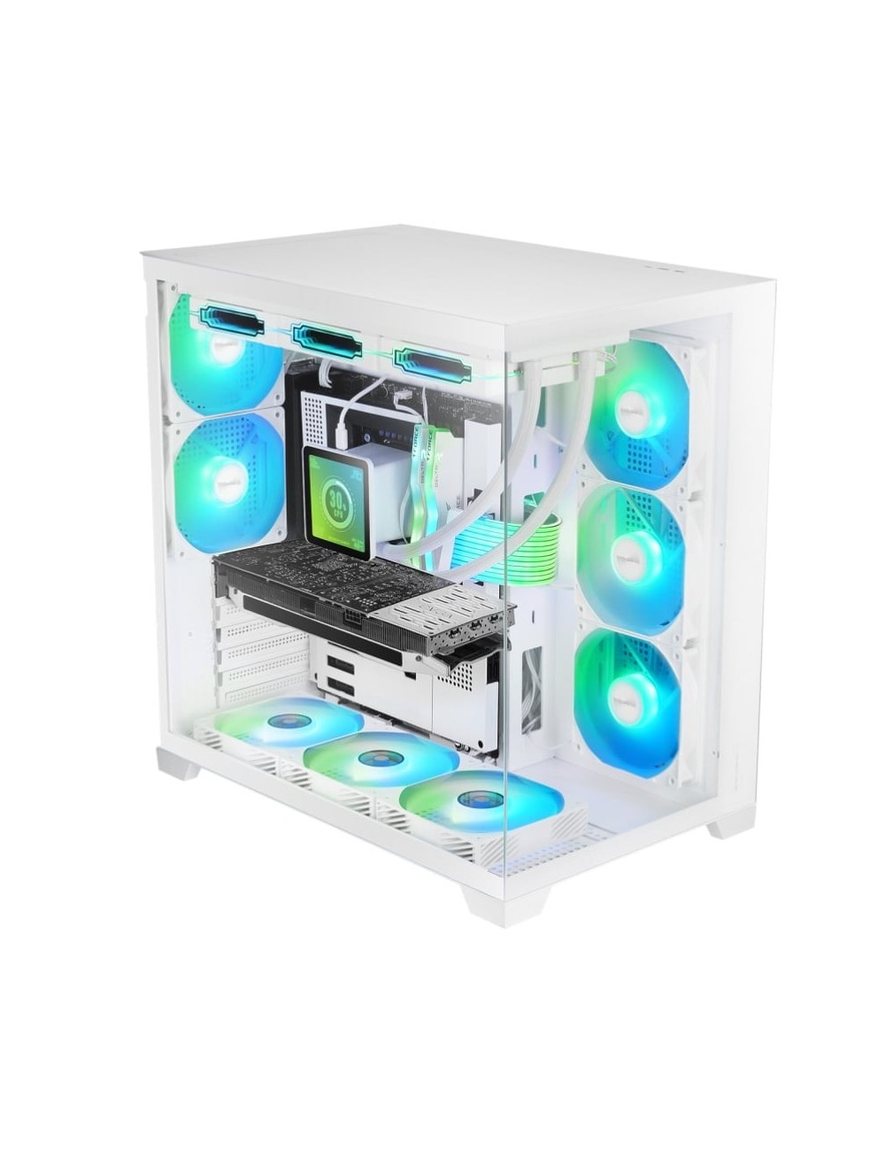 Caja Gaming Semitorre Mars Gaming MCVPRO/ Blanca