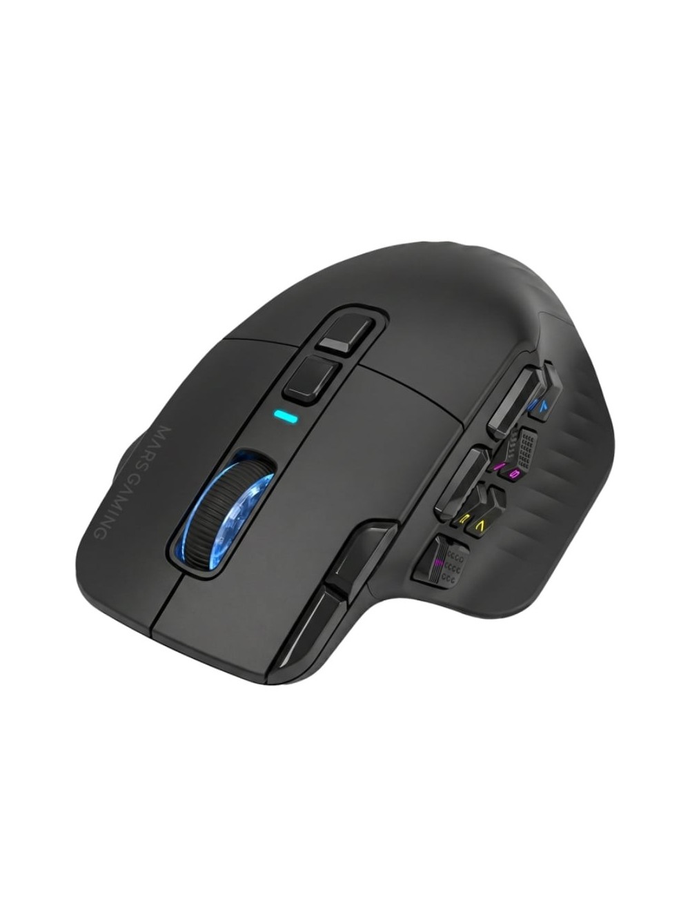 Ratón Gaming Mars Gaming MMW-HEX16/ Batería Recargable/ Hasta 24000 DPI