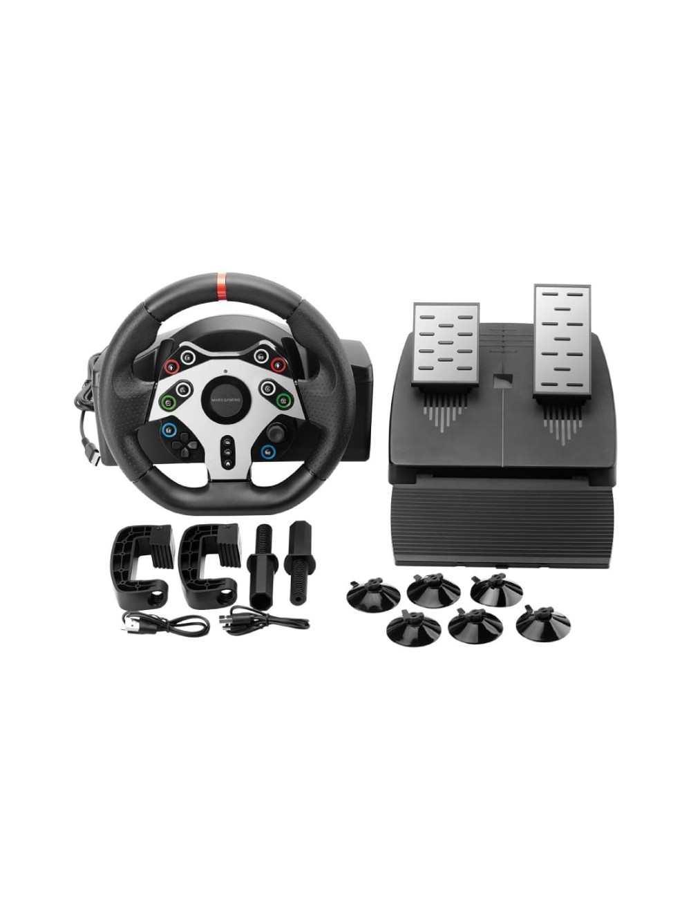 Volante con Pedales Mars Gaming MWH-RSXTWO