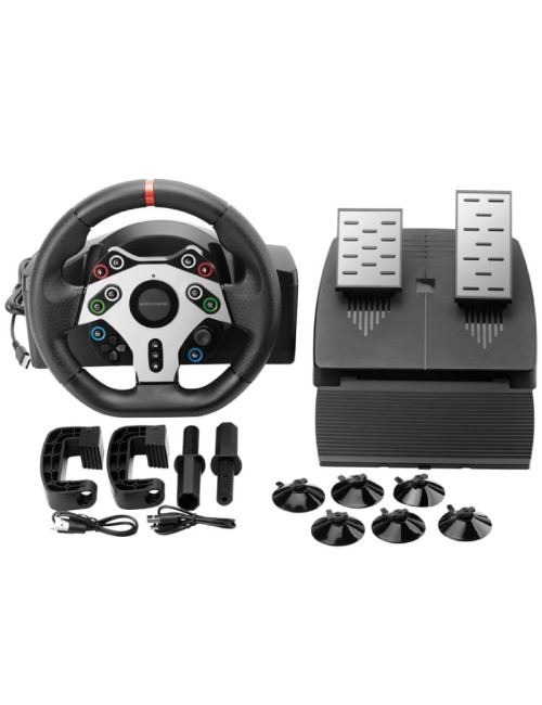 Volante con Pedales Mars Gaming MWH-RSXTWO
