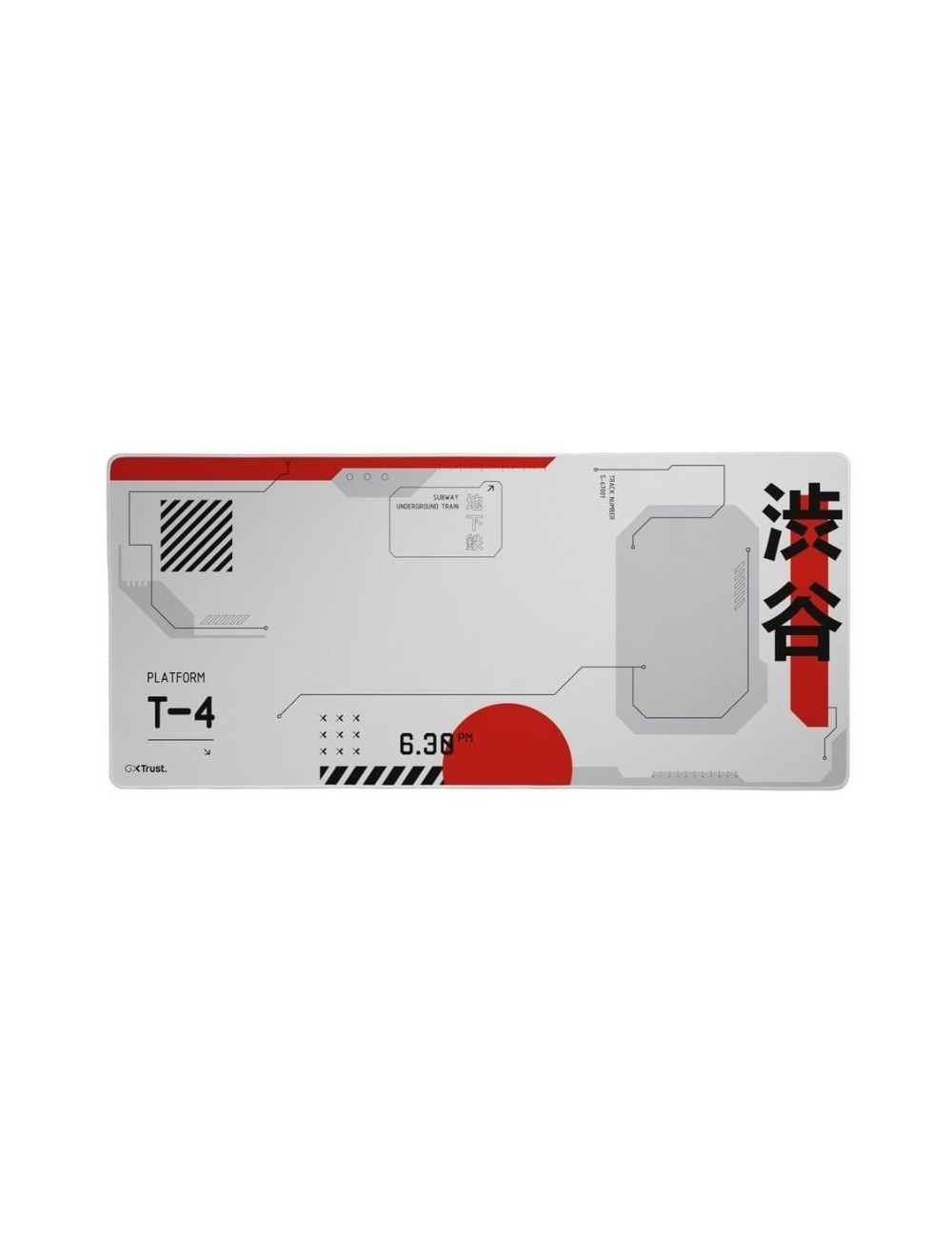 Alfombrilla Trust Gaming GXT 759 XXL/ 900 x 400 x 3mm/ Blanca