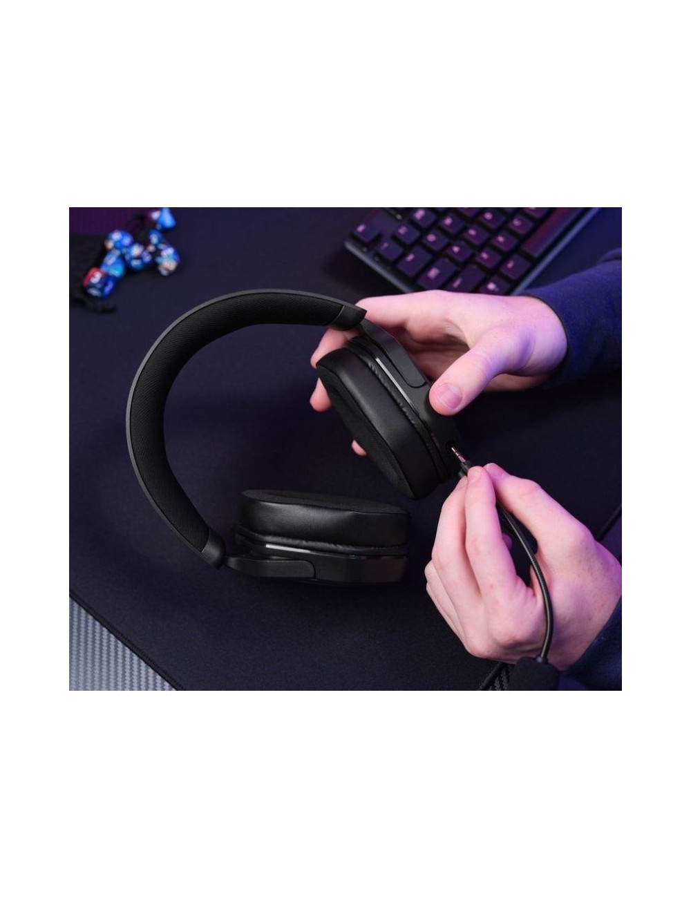 Auriculares Gaming con Micrófono Trust Gaming GXT 492 Carus/ Jack 3.5/ Negros
