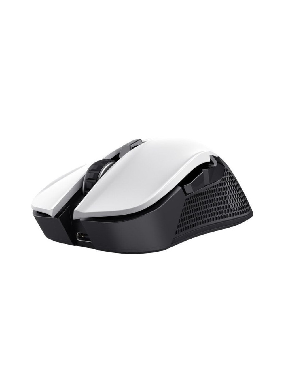 Ratón Gaming Inalámbrico Trust Gaming GXT 923W YBAR/ Batería recargable/ Hasta 7200 DPI/ Blanco