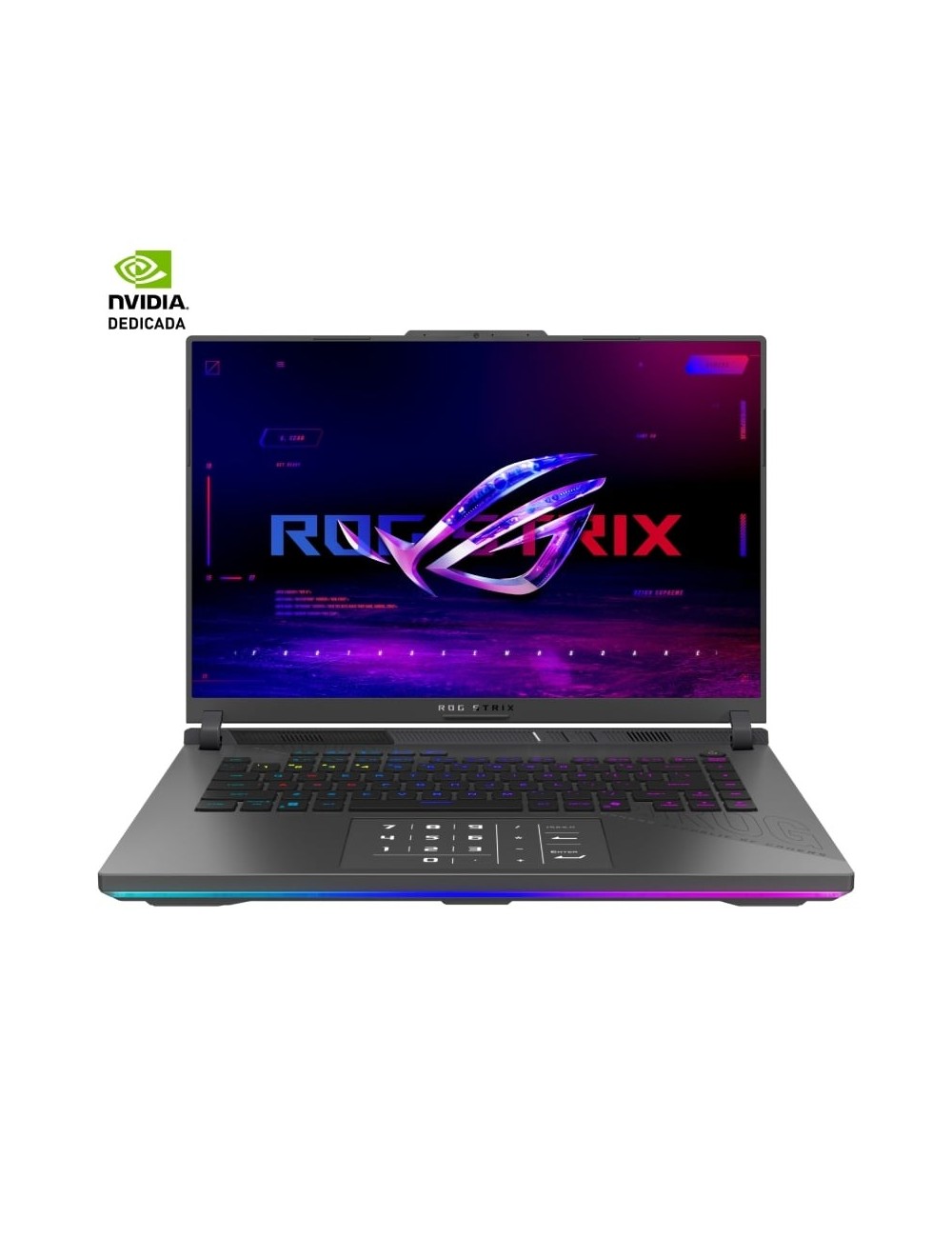 Portátil Gaming Asus ROG Strix G16 G614FR-TS365 Ryzen 9 9955HX/ 16GB/ 1TB SSD/ GeForce RTX 5070 Ti/ 16'/ Sin Sistema Operativo