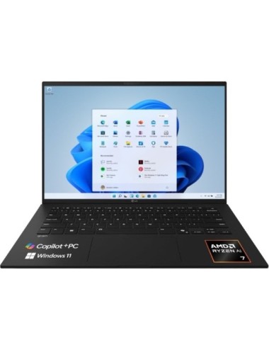 Portátil LG Gram 14Z95U-G.AU85BN Ryzen AI 7 450/ 32GB/ 512GB SSD/ 14'/ Win11