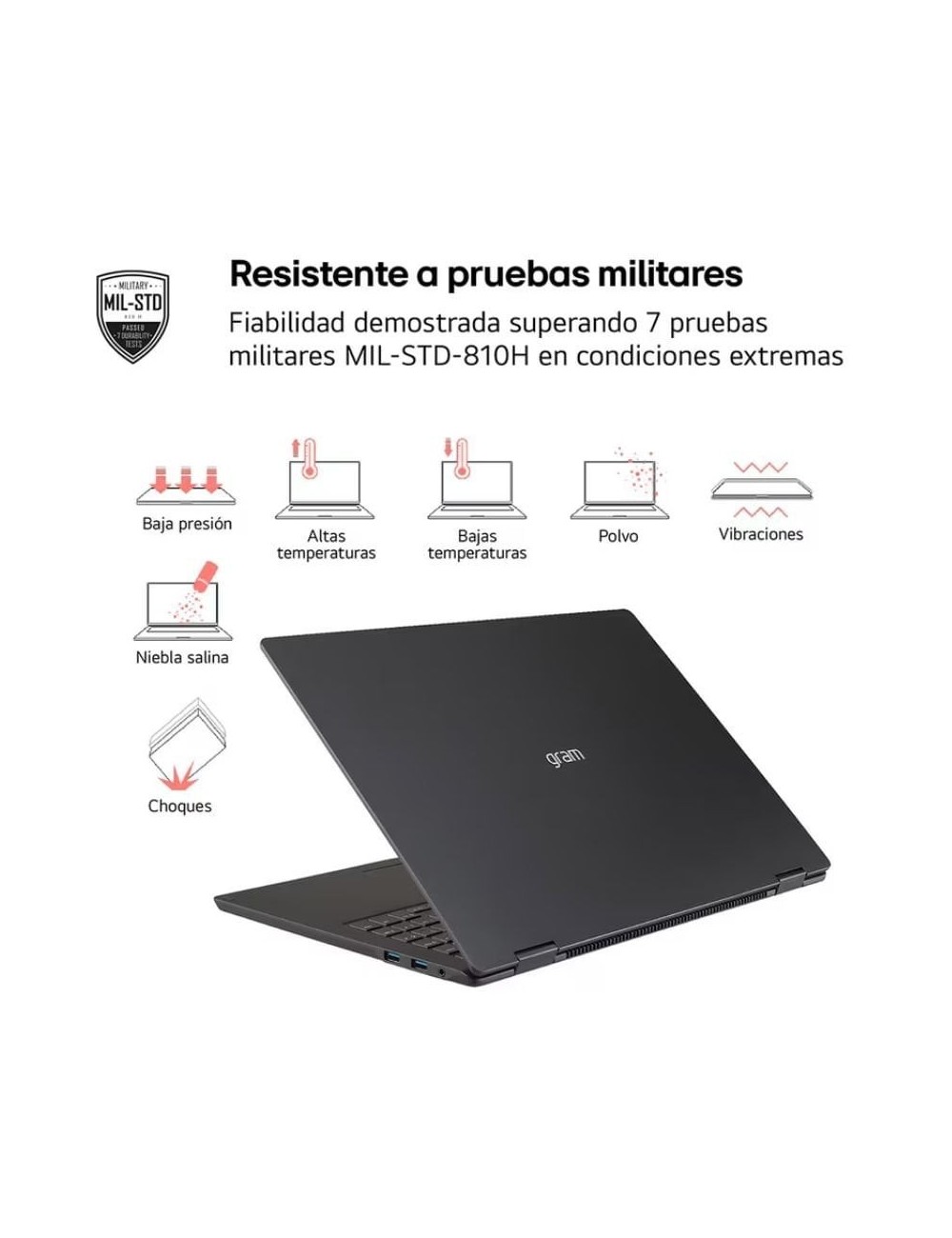 Portátil LG Gram 16Z90TL-V.AZ85BN Intel Core Ultra 7-258V/ 32GB/ 512GB SSD/ 16'/ Win11 Pro