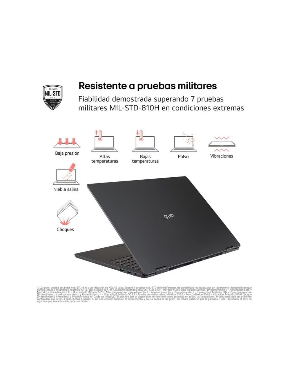 Portátil LG Gram Pro 16Z90TS-G.AU99BN Intel Core Ultra 9-288V/ 32GB/ 1TB SSD/ 16'/ Win11