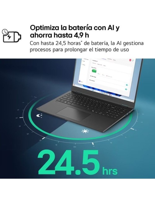 Portátil LG Gram 17Z90TL-G.AU88BN Intel Core Ultra 7-258V/ 32GB/ 1TB SSD/ 17'/ Win11