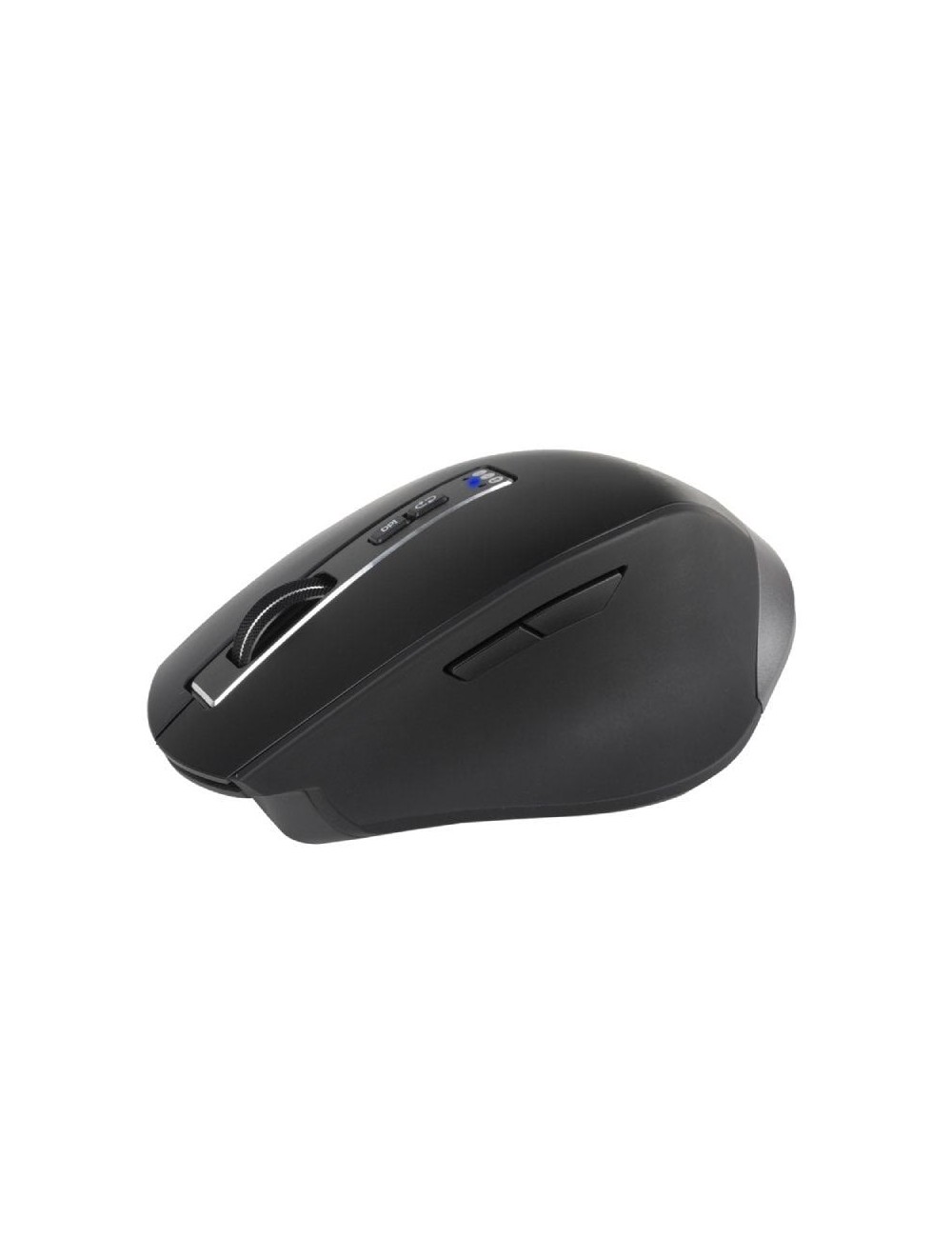 Ratón Ergonómico Inalámbrico NGS BLUR-RB/ Batería recargable/ Hasta 3200 DPI/ Negro