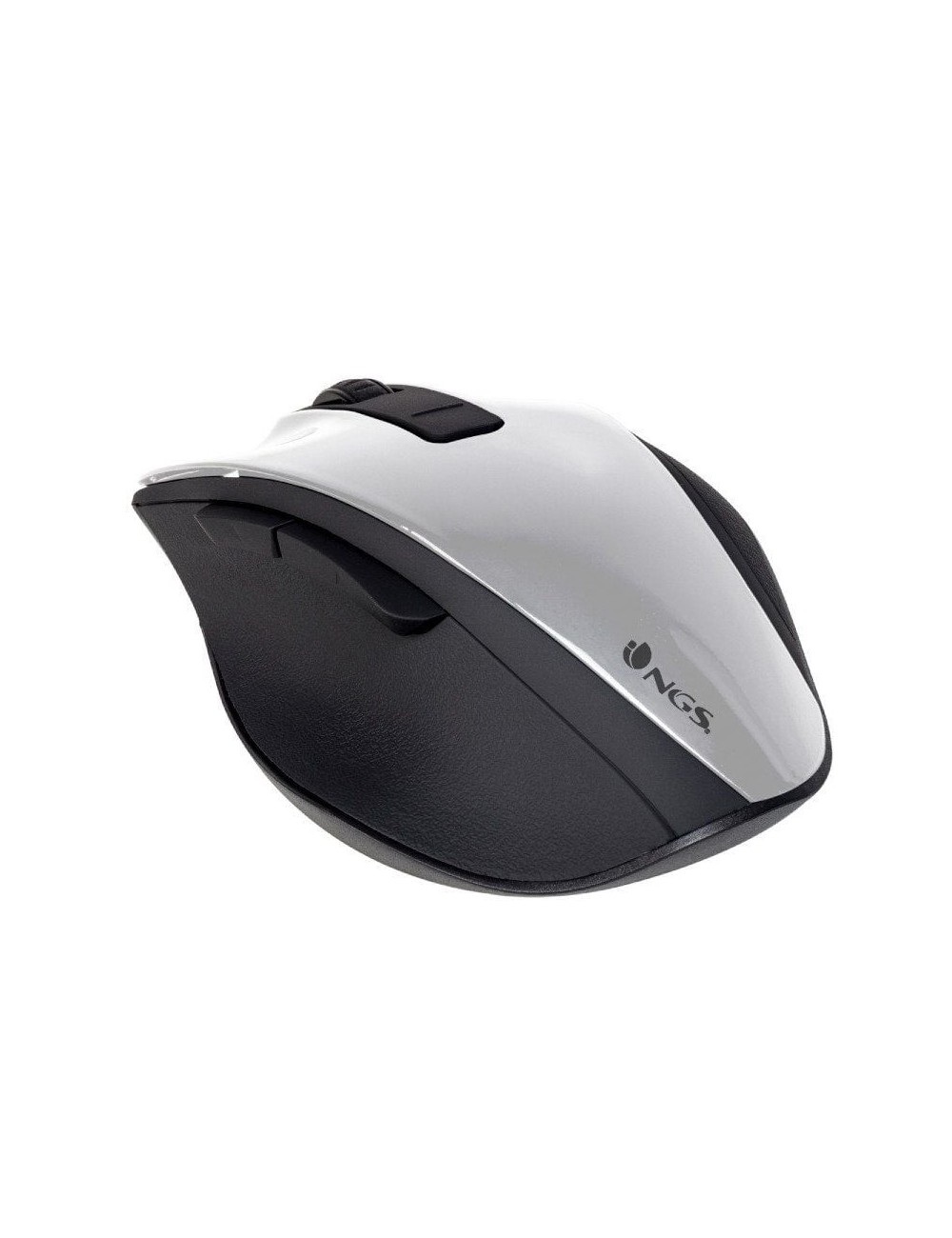 Ratón Inalámbrico NGS Bow/ Hasta 1600 DPI/ Blanco