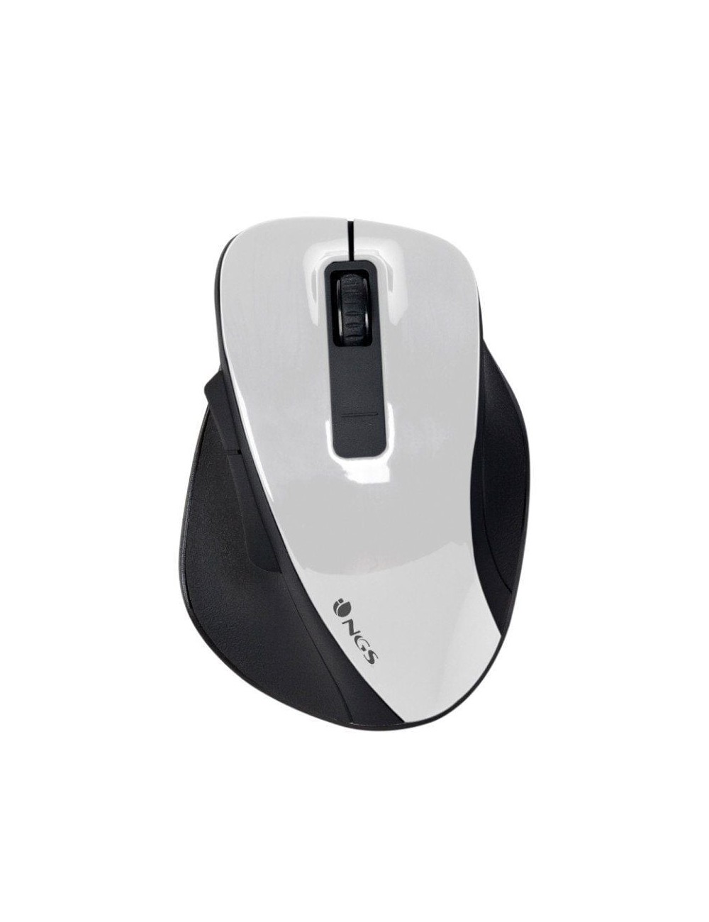 Ratón Inalámbrico NGS Bow/ Hasta 1600 DPI/ Blanco