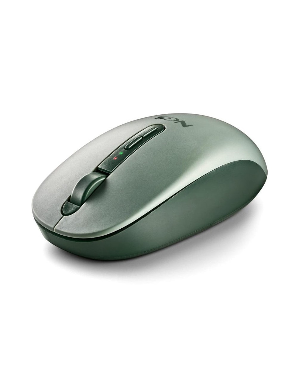 Ratón Ergonómico Inalámbrico NGS Fog Dual FOGDUALGREEN Silencioso/ Hasta 1600 DPI/ Verde