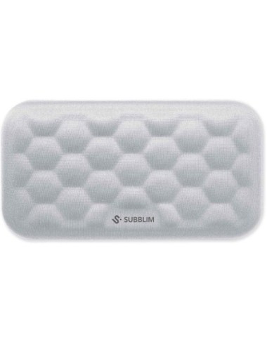 Reposamuñecas Subblim Ergo AirPadding/ Plateado