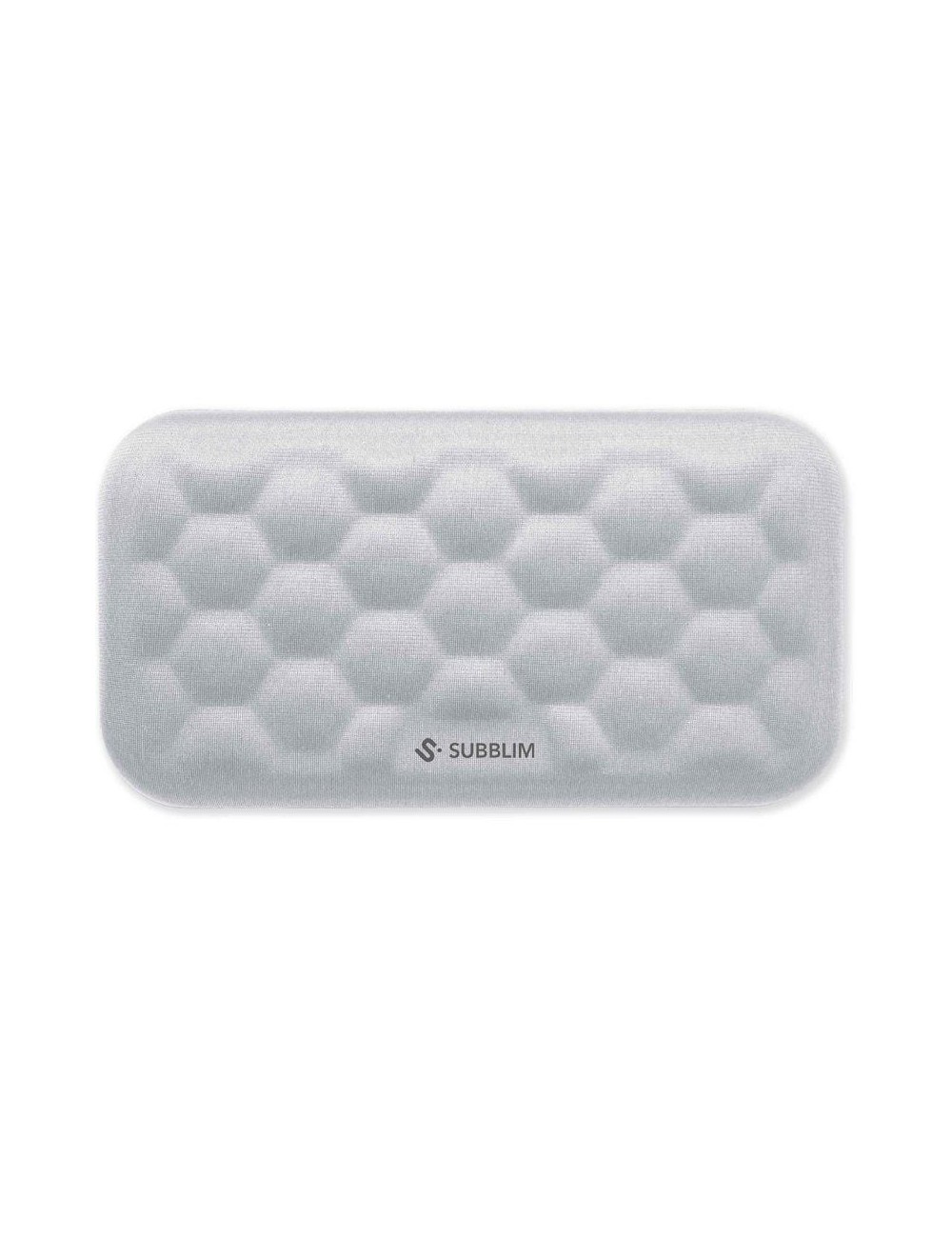 Reposamuñecas Subblim Ergo AirPadding/ Plateado