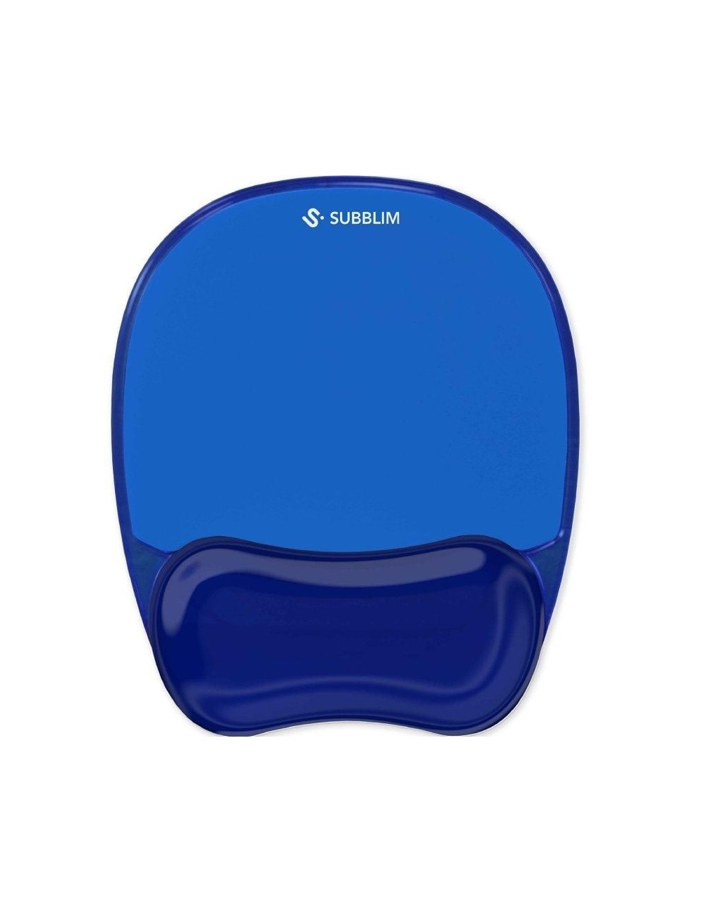 Alfombrilla Ergonómica Subblim Ergo Cristal Flex MousePad/ Azul Oscuro