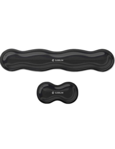 Pack de 2 Reposamuñecas Subblim Ergo Crystal Flex