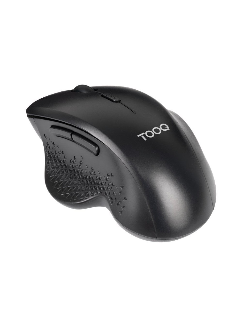 Ratón Ergonómico Inalámbrico TooQ TQMWG-1105-B/ Hasta 1600 DPI