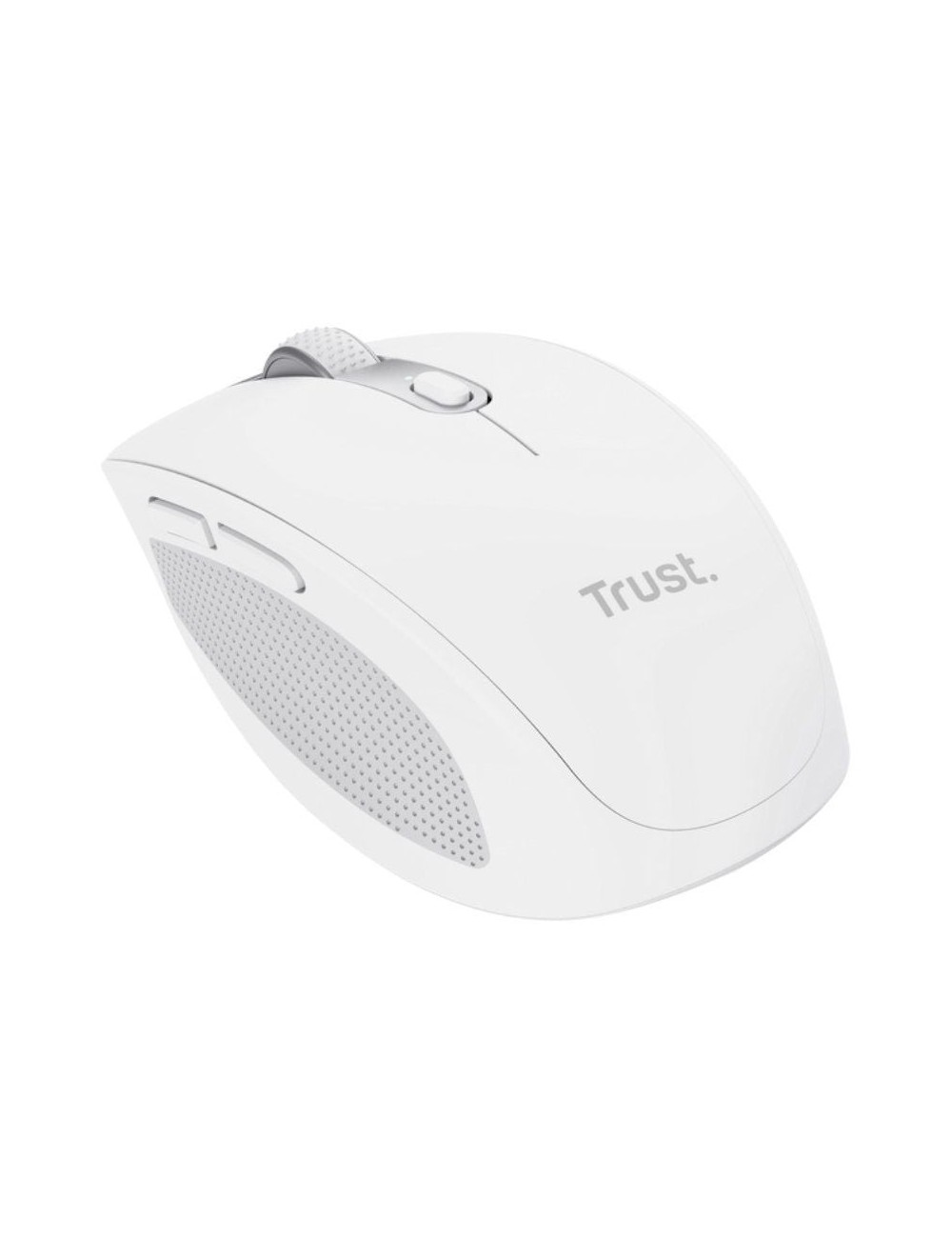 Ratón Inalámbrico Trust Ozaa Compact Wireless/ Batería recargable/ Hasta 3200 DPI/ Blanco