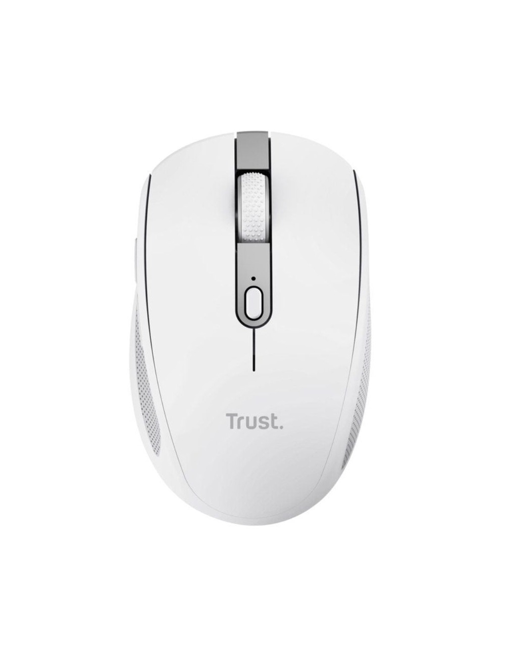 Ratón Inalámbrico Trust Ozaa Compact Wireless/ Batería recargable/ Hasta 3200 DPI/ Blanco