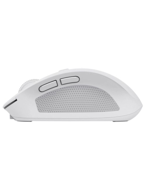 Ratón Inalámbrico Trust Ozaa Compact Wireless/ Batería recargable/ Hasta 3200 DPI/ Blanco