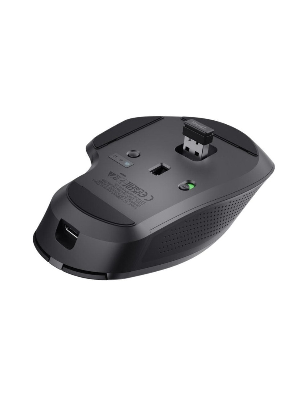 Ratón Inalámbrico Trust Ozaa+/ Batería recargable/ Hasta 3200 DPI