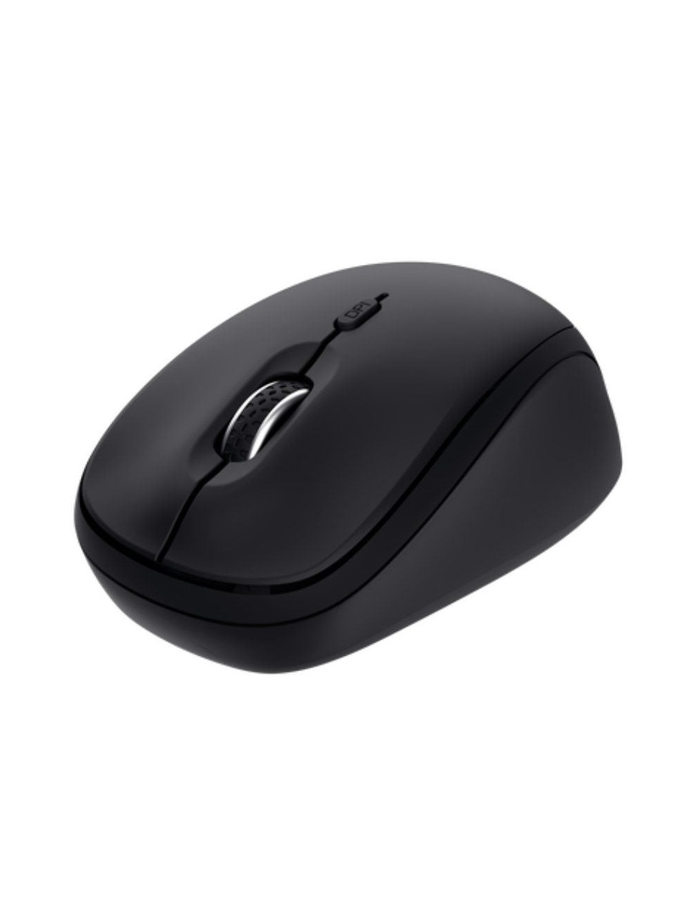 Ratón Mini Inalámbrico Trust Yvi+ Multidispositivo/ Hasta 1600 DPI/ Negro