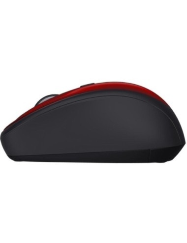 Ratón Mini Inalámbrico Trust Yvi+ Silent/ Hasta 1600 DPI/ Rojo