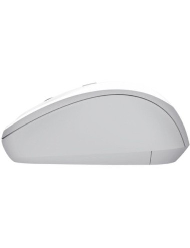 Ratón Mini Inalámbrico Trust Yvi+ Multidispositivo/ Hasta 1600 DPI/ Blanco