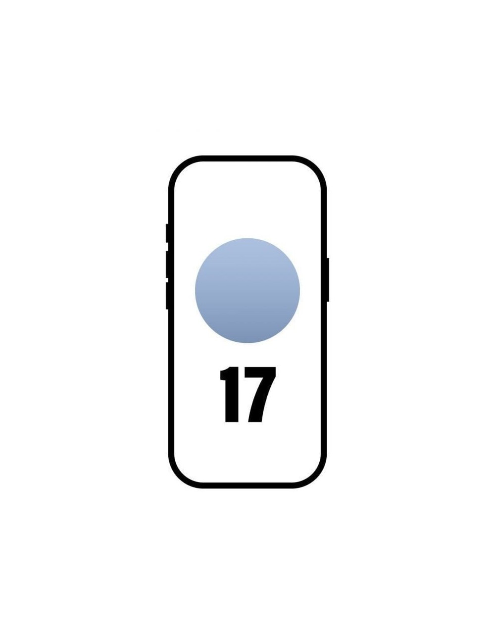 Smartphone Apple iPhone 17 256GB/ 6.3'/ 5G/ Azul Neblina