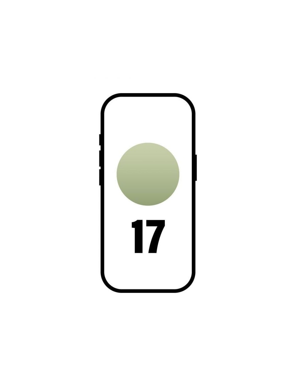 Smartphone Apple iPhone 17 512GB/ 6.3'/ 5G/ Verde salvia