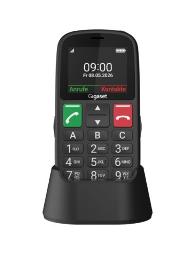 Teléfono Móvil Gigaset GL30 para Personas Mayores/ 4G/ Negro